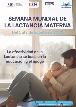 Del 1 al 7 de agosto se celebra la Semana Mundial de la Lactancia Materna