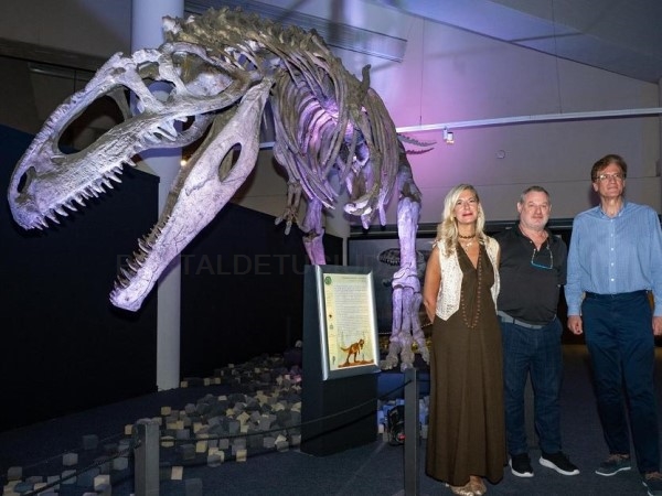La exposición 'Gigantes de la Patagonia' incluye más de una veintena de esqueletos de dinosaurios a tamaño real