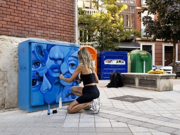 Veinte artistas y nueve proyectos celebran desde hoy el quinto aniversario del festival de arte urbano Ephemera