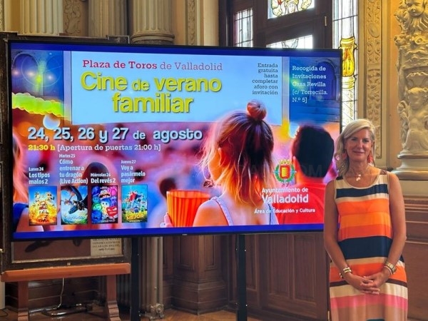 La concejalía de Educación y Cultura presenta la segunda edición del ciclo de cine de verano familiar, dentro de la oferta cultural para el final del
