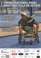 Este fin de semana se celebra el I torneo nacional de pádel adaptado ‘Villa de Getafe’