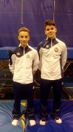 Raúl Sánchez y Jorge Martín del Club Gimnástico Getafe seleccionados para participar en el Campeonato de Europa de Trampolín