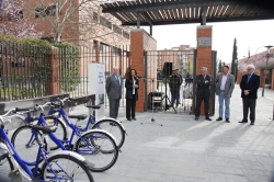 La alcaldesa destaca la integración de la Universidad Carlos III con la ciudad en la inauguración de la nueva estación de Gbici