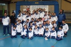 Excelentes resultados de los gimnastas getafenses en el campeonato interescolar de gimnasia trampolín y Copa de Madrid