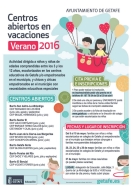 2.630 niños y niñas podrán disfrutar de los centros abiertos durante las vacaciones de verano