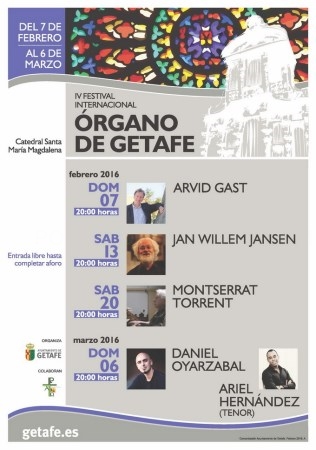 Se inicia en Getafe el IV Festival Internacional de Órgano que se celebrará en la Catedral de la Magdalena