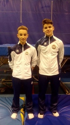 Raúl Sánchez y Jorge Martín del Club Gimnástico Getafe seleccionados para participar en el Campeonato de Europa de Trampolín