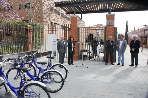 La alcaldesa destaca la integración de la Universidad Carlos III con la ciudad en la inauguración de la nueva estación de Gbici