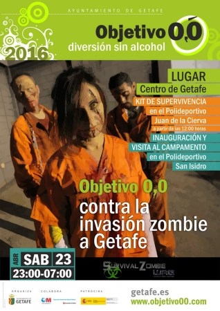 Más de 2.500 participantes tratarán de escapar de los zombies en Getafe