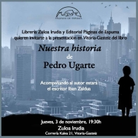 Presentación del libro "Nuestra historia" de Pedro Ugarte