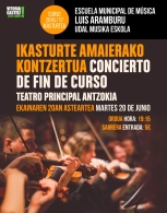 Concierto final de curso de la Escuela Municipal de Música Luis Aramburu