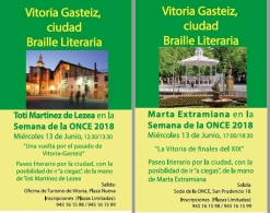Paseo literario a ciegas por Vitoria- Gasteiz