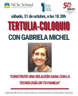 Tertulia-coloquio con Gabriela Michel.