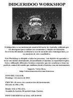Taller de didgeridoo