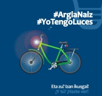 El Ayuntamiento lanza la campaña "Yo Tengo Luces" "Argia Naiz"