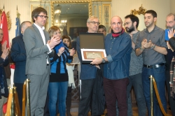 Homenaje a Lluis Llach en el Ayuntamiento