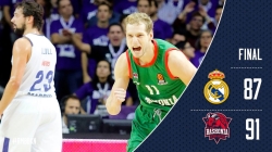 Impresionante victoria del Baskonia sobre el Real Madrid en su cancha