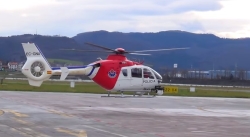 Un montañero herido en el monte Toloño es rescatado por el helicóptero de la Ertzaintza