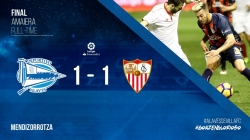 Un empate en un partido de poder a poder que a punto estuvo de caer del lado albiazul