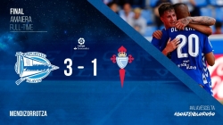 Espectacular y emotivo fin de la liga en Mendizorrotza con victoria ante el Celta de Vigo