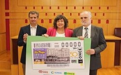 El cincuenta aniversario de TUVISA en los cupones de la ONCE