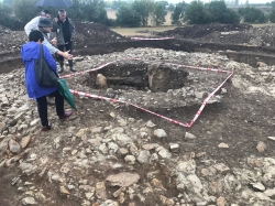 Descubierto en Eskalmendi un importante monumento megalítico