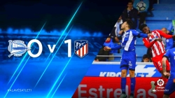 Un penalti le da los tres puntos al Atlético Madrid en Mendizorrotza