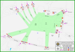 El dispositivo de seguridad de fiestas volverá a contar con diez controles de acceso en la bajada de Celedón