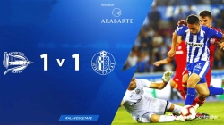 El Alavés vuelve a reaccionar ante a la adversidad y empata en el minuto 90