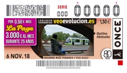 Una foto del tranvía ilustrará cinco millones y medio de cupones de la once