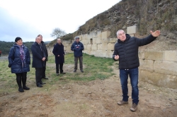Consolidada la Muralla Sur de Iruña-Veleia