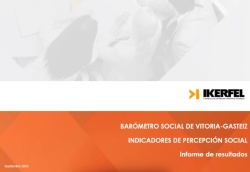 El Ayuntamiento publica el barómetro social de Vitoria-Gasteiz