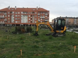 Empieza a construirse el parque intergeneracional al aire libre en Lakua