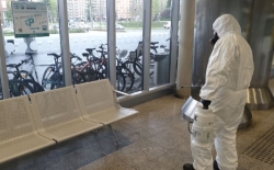 30 equipos municipales para reforzar la desinfección de la vía pública