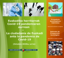Ante la situación de pandemia la opinión mayoritaria en Euskadi es que “lo peor está aún por llegar”