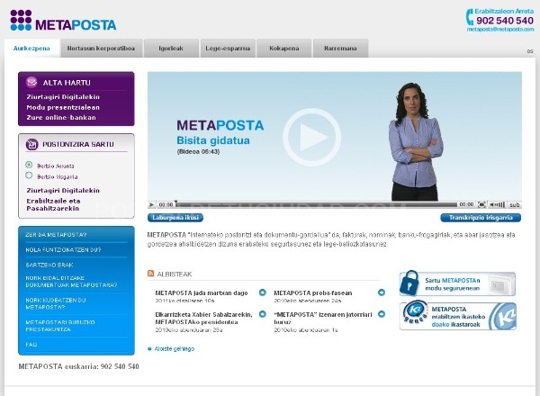 Nace METAPOSTA, tu caja fuerte electrónica, tu buzón en la red