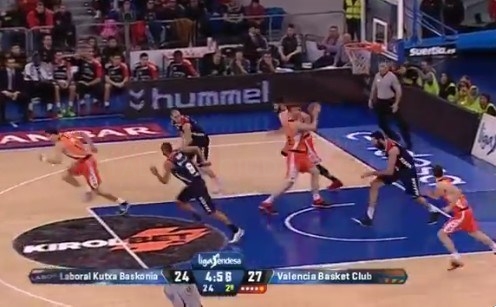 El Baskonia acaba con la imbatibilidad del Valencia Basket