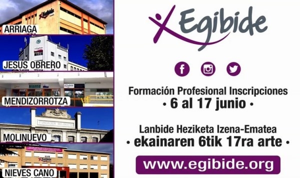 Abierto el plazo de prematrícula en Formación Profesional para el curso 2016-2017