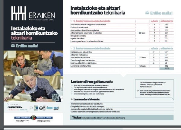 Abierto el plazo de prematrícula en Formación Profesional para el curso 2016-2017