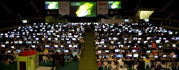 845.000 gigas de datos se movieron en tres días en el Iradier Arena