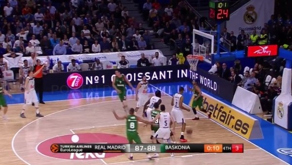 Impresionante victoria del Baskonia sobre el Real Madrid en su cancha