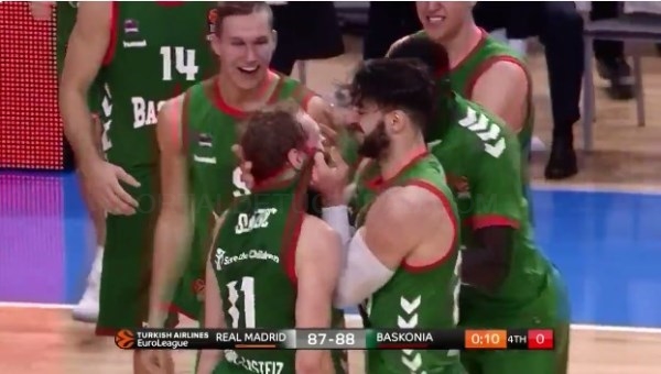 Impresionante victoria del Baskonia sobre el Real Madrid en su cancha