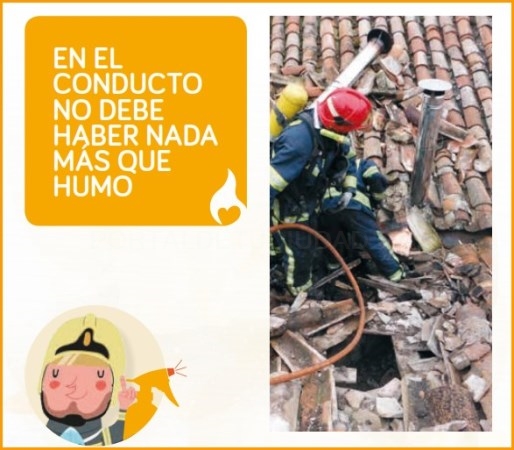 Campaña para el buen mantenimiento de las chimeneas