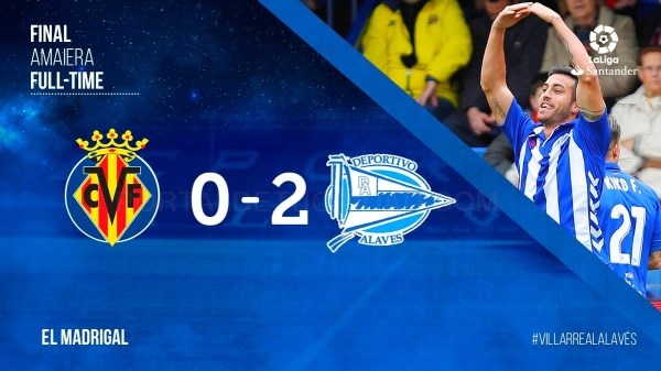 El Alavés se convierte en el primer equipo que gana en el Madrigal en esta temporada