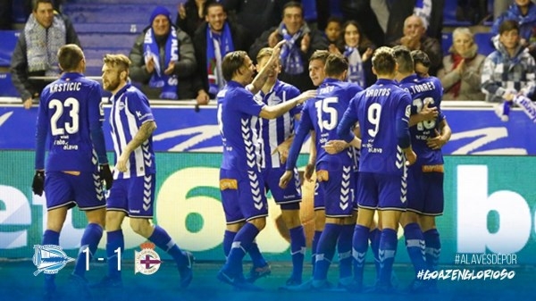 El Alavés clasificado para los cuartos de final de la Copa