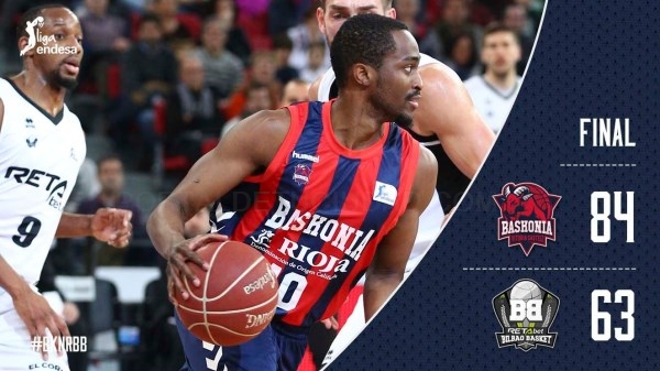 Contundente victoria del Baskonia en el Derbi ante el Bilbao Basket