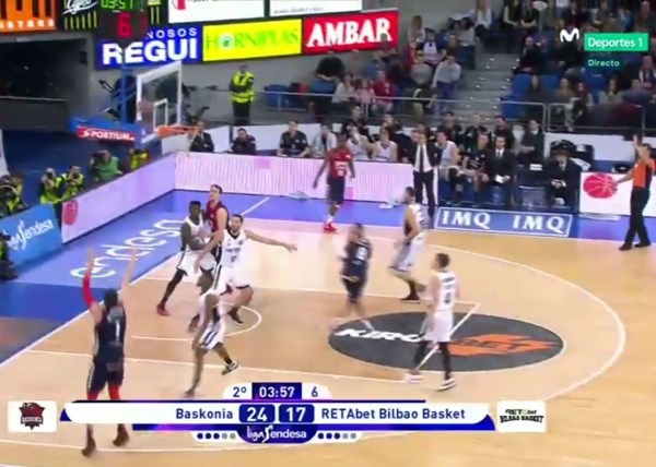 Contundente victoria del Baskonia en el Derbi ante el Bilbao Basket