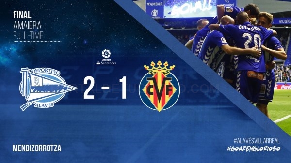 Triunfo del Alavés en Mendizorrotza ante un potente Villarreal