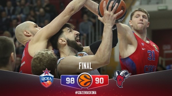El CSKA gana el primer partido pero le cuesta doblegar al Baskonia