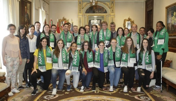 Reconocimiento del Ayuntamiento a la labor y trayectoria deportiva del Lacturale Araski
